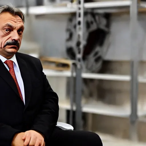 Image similar to Viktor Orban as Gordon Freeman