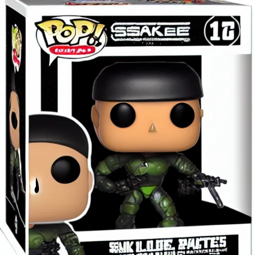 Prompt: snake eyes funko pop