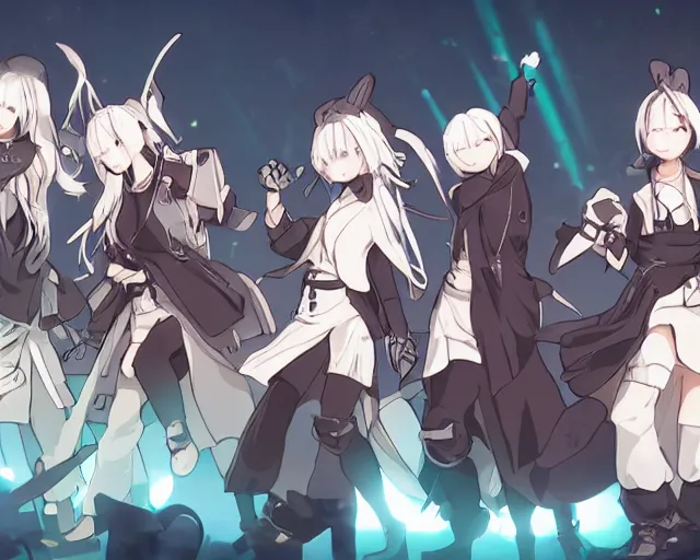 Image similar to arknights mosh pit