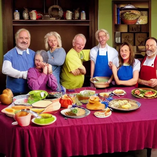 Image similar to too many cooks