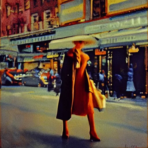 Image similar to new York daydream by Saul Leiter