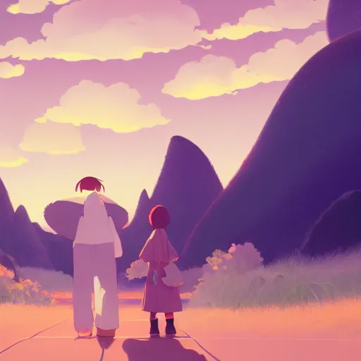 Prompt: i wandered lonely as a cloud, detailed, cory loftis, james gilleard, atey ghailan, makoto shinkai, goro fujita, studio ghibli, rim light, exquisite lighting, clear focus, very coherent, plain background