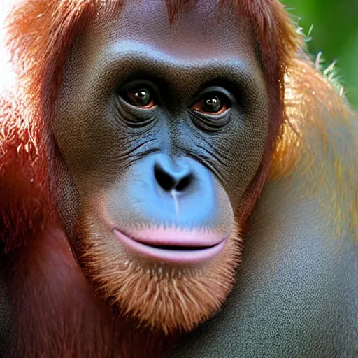 Prompt: jeremy clarkson as an orangutan
