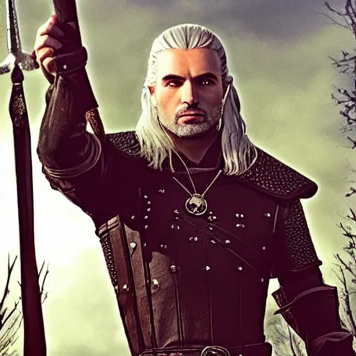 Image similar to Meladze as Witcher