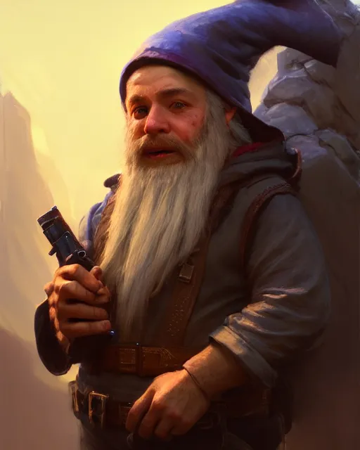 Image similar to epic portrait cinematic shot of a gnome holding a bomb, fine details. night setting. realistic shaded lighting poster by craig mullism, artgerm, jeremy lipkin and michael garmash, unreal engine, radiant light, detailed and intricate environment, digital art, trending on art station,