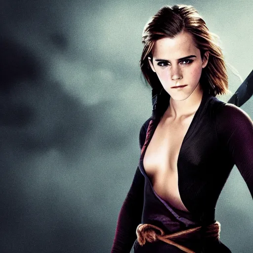 Image similar to Emma Watson as female ninja , hd wallpaper