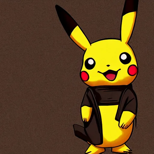 Image similar to Pikachu in a steampunk style