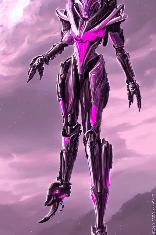 Image similar to galactic sized intricate high detailed elegant beautiful stunning quality giantess hot female warframe anthro mecha female dragon goddess, pink body, sleek metal head, sleek visor, smooth pink skin, sleek silver armor, bigger than galaxy, epic proportions, epic scale, epic size, warframe fanart, furry, dragon art, goddess, giantess, furaffinity, octane