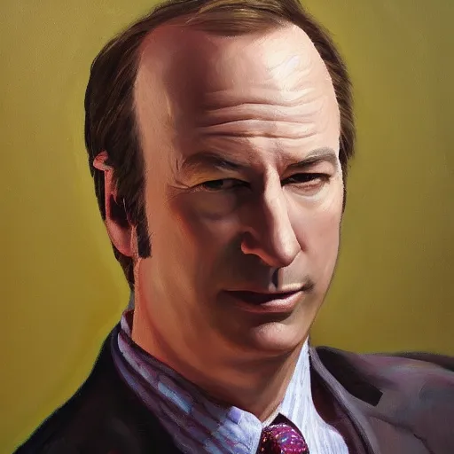 Image similar to oil painting of bob odenkirk, painted by raffaelo sanzio