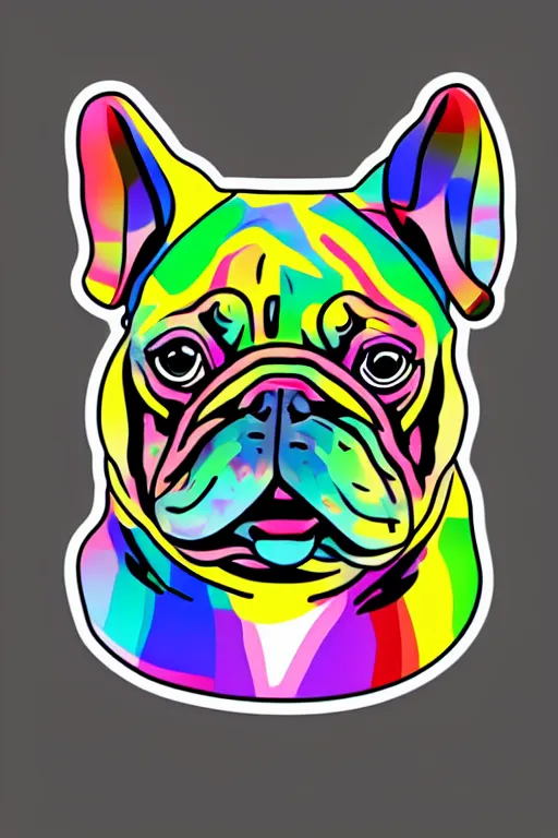 Image similar to Portrait of a bi chungus pug, sticker, colorful, illustration, highly detailed, simple, smooth and clean vector curves, no jagged lines, vector art, smooth