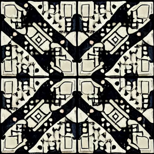 Image similar to toon - style stylized tile floor texture