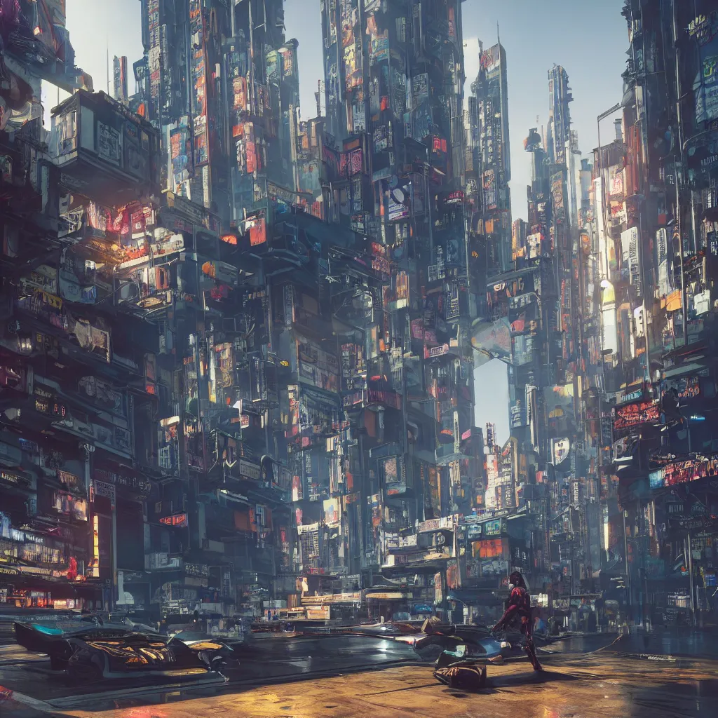 Image similar to 3 d realistic render of doge meme in the world of cyberpunk 2 0 7 7, shiba inu, digital art, hyper detailed, cinematic lighting, studio quality, unreal engine 5 renderered, octane rendered, ultrarealistic, concept art, artstation, high definition, 4 k, art by greg rutkowski, art by cd projekt red