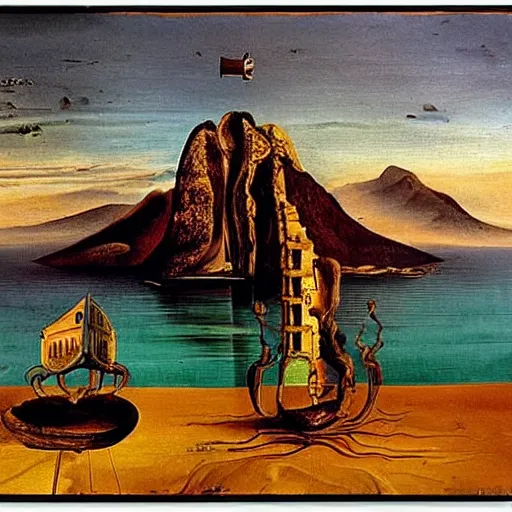 Image similar to rio de janeiro by salvador dali