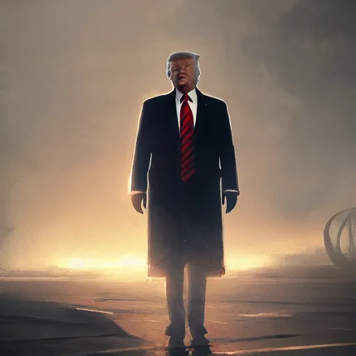 Image similar to donald trump, dramatic lighting, cinematic, establishing shot, extremly high detail, photorealistic, cinematic lighting, artstation, style by greg rutkowski