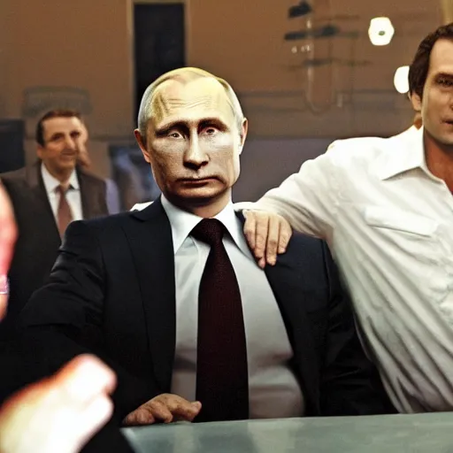 Image similar to Vladimir Putin appears in It\'s always sunny in Philadelphia