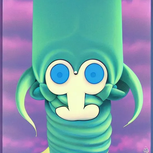 Image similar to squidward by chiho aoshima