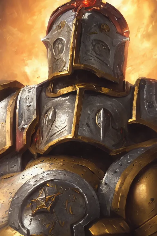 Image similar to armor portrait heros warhammer 4 0 k horus heresy fanart - the primarchs emperor by johannes helgeson animated with vfx concept artist & illustrator global illumination ray tracing hdr fanart arstation zbrush central hardmesh 8 k octane renderer comics stylized