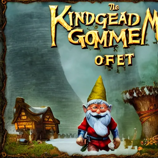 Prompt: the kingdom of the gnomes, the secret world of gnomes