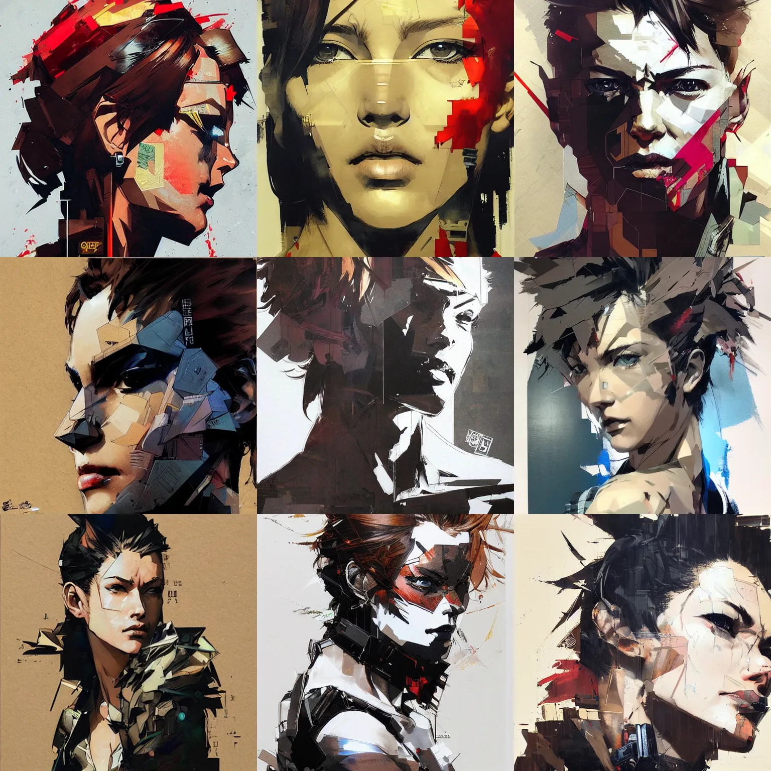 Prompt: a beautiful side portrait of a cardboard box. art by yoji shinkawa and sandra chevrier, trending on artstation, award - winning, perfect composition.