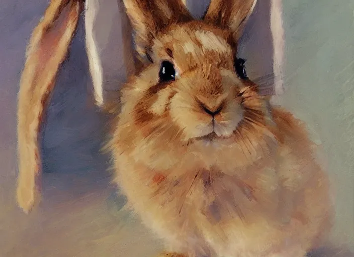 Prompt: a highly detailed beautiful portrait of a bunny as a doctor, by gregory manchess, james gurney, james jean