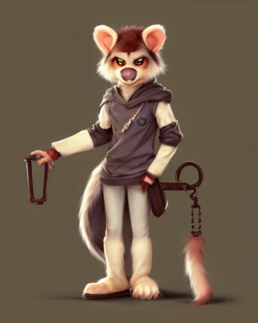 Prompt: character concept art of a cute young male anthropomorphic furry character | | cute - fine - face, pretty face, key visual, realistic shaded perfect face, fine details by stanley artgerm lau, wlop, rossdraws, james jean, andrei riabovitchev, marc simonetti, and sakimichan, trending on artstation