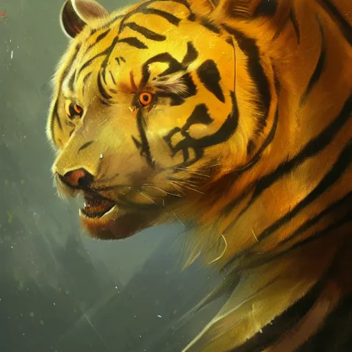 Prompt: a beautfiul award winning aesthetic commission of an antrho albino tiger wearing a yellow-black padded hooded puffer jacket,digital art,art by greg rutkowski,character design by charles bowater,ross tran,photorealistic,detailed face,hyperdetailed,western comic,2021,artstation,deviantart,unrela engine 5