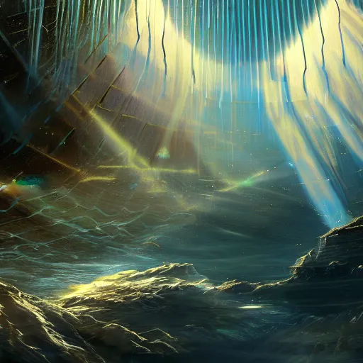 Image similar to futuristic rapture jesus christ sun rays second coming revelations beautiful concept art