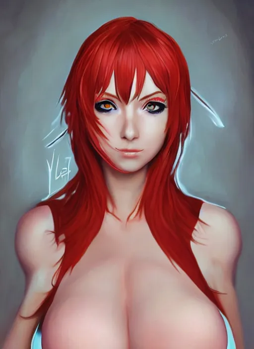 Prompt: jenna lynn meowri as asuka, incredibly detailed face, true anatomy, art by wlop