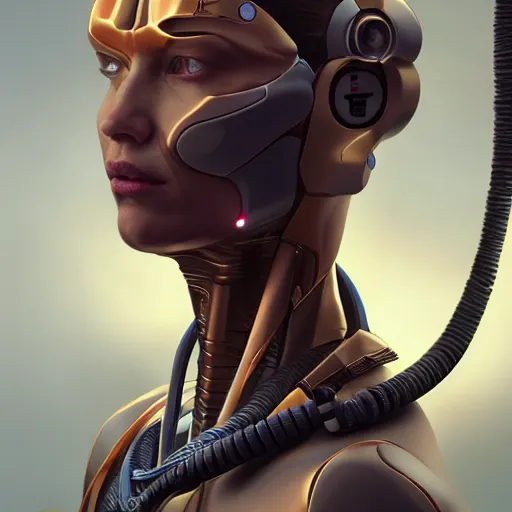 Image similar to future cyborg digital art, irina french, heraldo ortega, mandy jurgens hajime sorayama trending on artstation masterpiece golden ratio 8 k 1 5 0 mpx