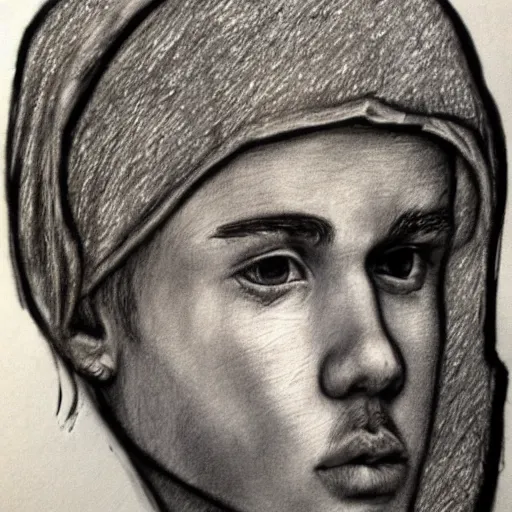 Justin Bieber - Drawing Skill
