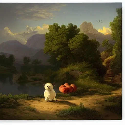 Image similar to potato on adventure by Asher Brown Durand