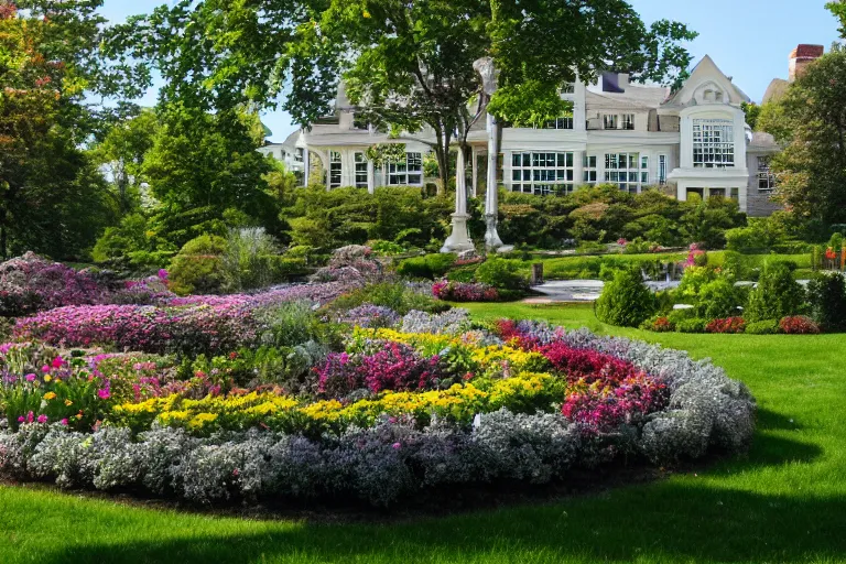 Image similar to beautiful landscaping, olmsted, masterpiece