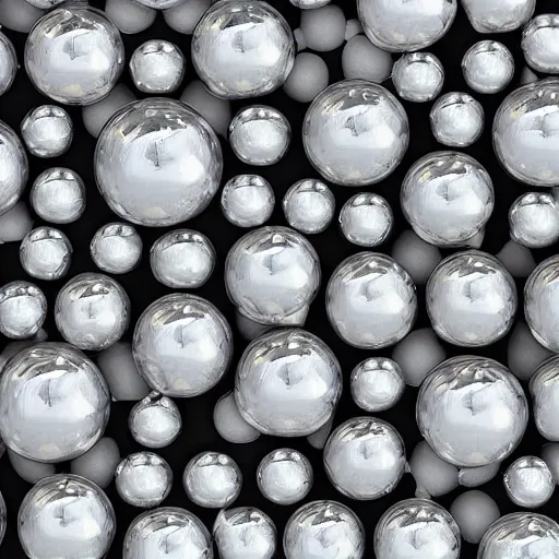 Image similar to cute arrangement of metal spheres in the shape of a cube, professional scientific technical photograph