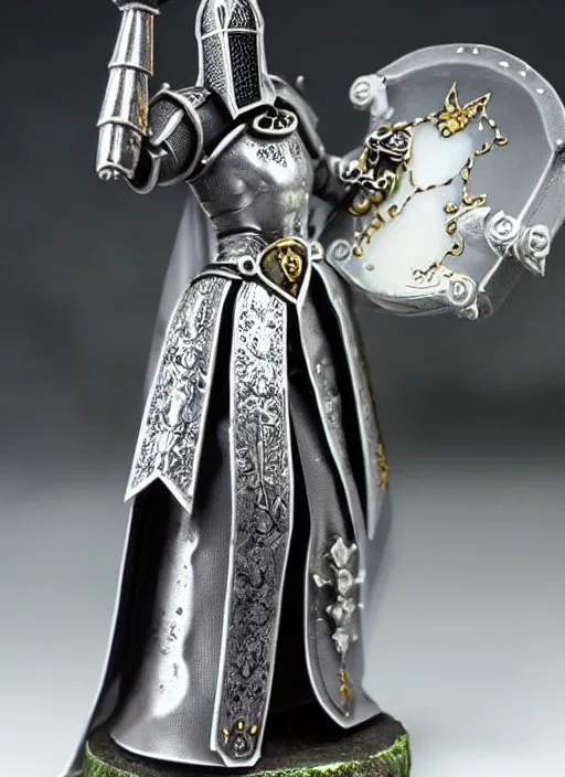 Image similar to 80mm, resin detailed model figure of Alchemy Imperial Princess knight gothic silver