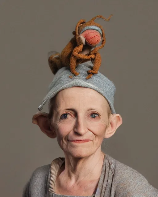 Image similar to annie leibovitz headshots of kreacher the house elf from harry potter, 5 0 mm soft focus