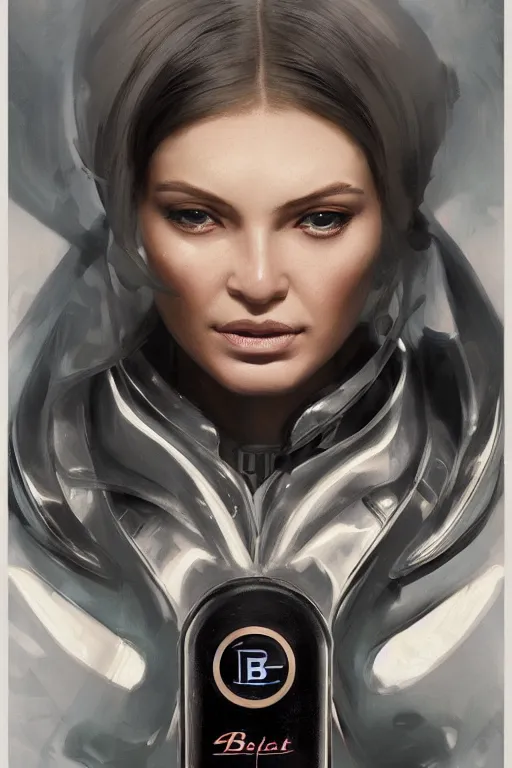 Image similar to concept art of a bugatti dietary supplement in a transparent bottle with a black sticker on it by aenaluck, artgerm and roberto ferri and greg rutkowski, highly detailed portrait, star wars expanded universe, digital painting, artstation, concept art, smooth, sharp foccus ilustration hq
