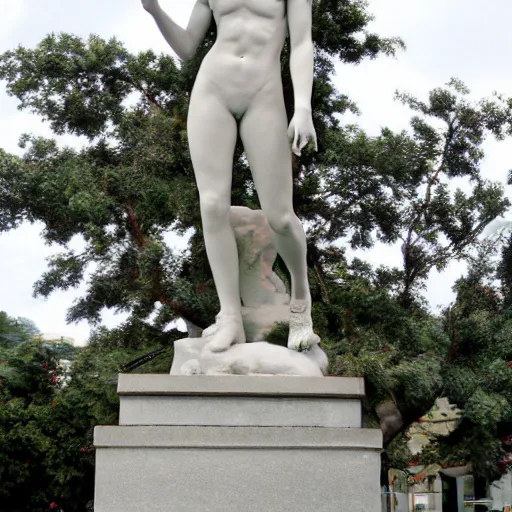 Prompt: aesthetic!!!!! statue