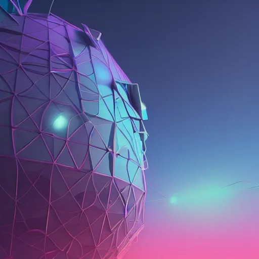 Prompt: Wallpaper Full HD by Beeple