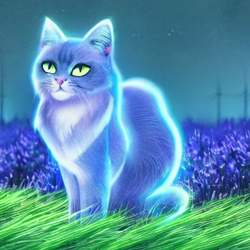 Bluestar in Starclan - Warrior cats - Digital Art, Childrens Art