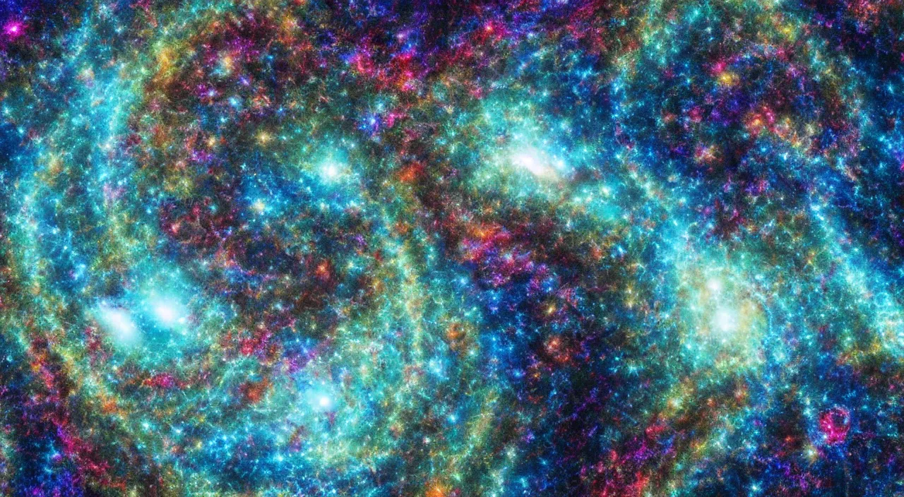 Prompt: endless fractal seen inside galaxies in outspace, hyperdetailed, 4 k