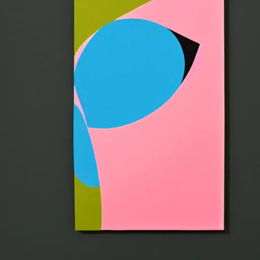 Image similar to A phone, painting in the style of Sophie Taeuber-Arp and Gary Hume and Tatsuro Kiuchi, flat colour-block style, geometric abstraction, earthy light pastel colours