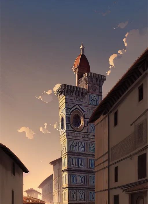 Image similar to florence italy in 1 8 2 0, an angle holds a nightingale bird on an outstretched hand, finely detailed perfect art, gapmoe yandere grimdark, trending on pixiv fanbox, painted by greg rutkowski makoto shinkai takashi takeuchi studio ghibli