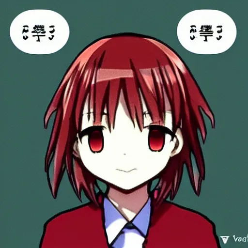 Prompt: Sato from the Mafuyu Sato Anime as a V-tuber avatar