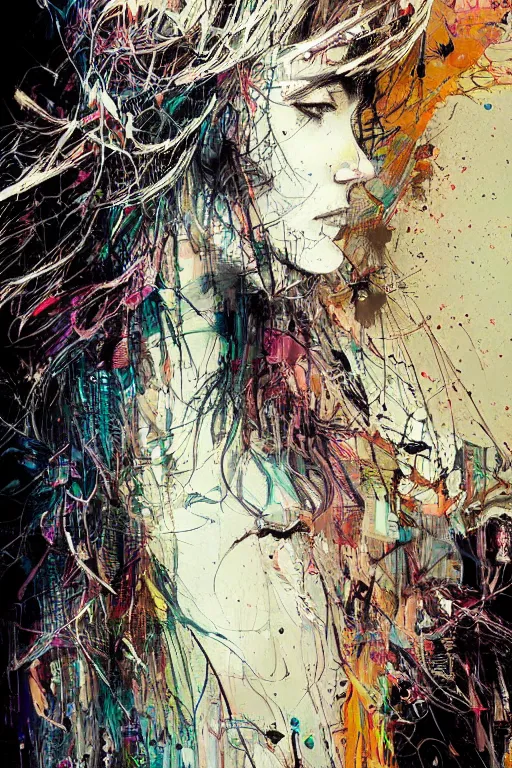 Image similar to the soul's endless plight to perfection, struggle and resolution, by carne griffiths and wadim kashin