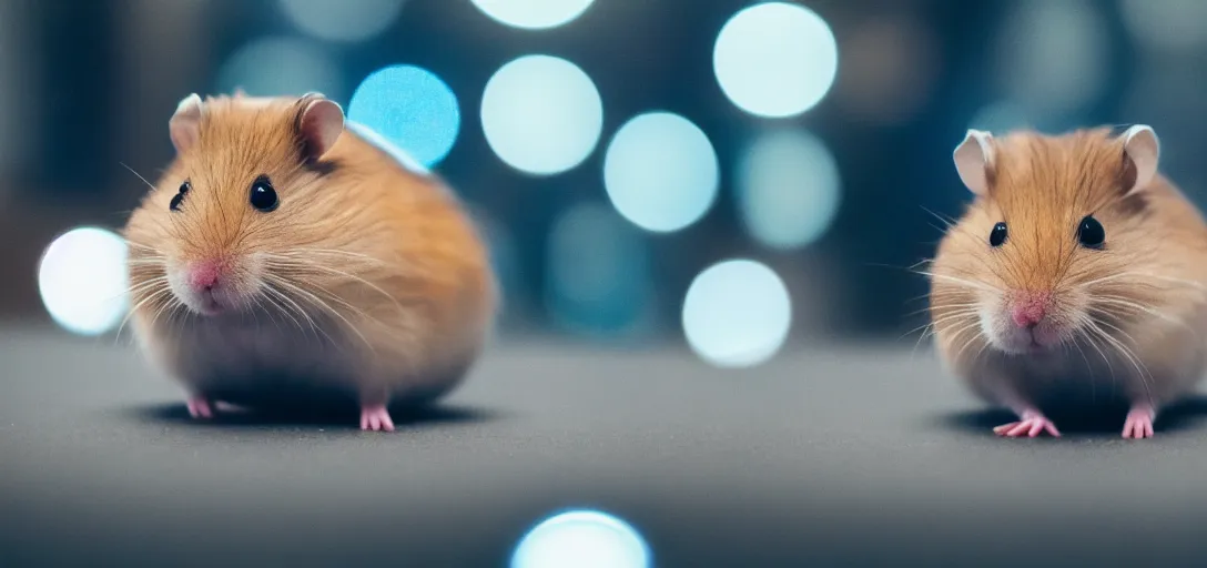 Image similar to Hamster Star Wars bokeh