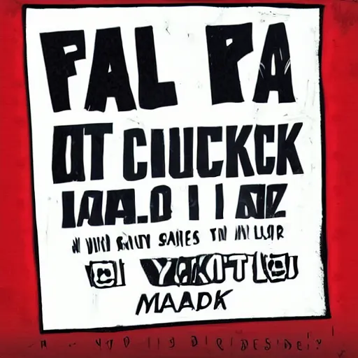 Image similar to fat chuck is mad