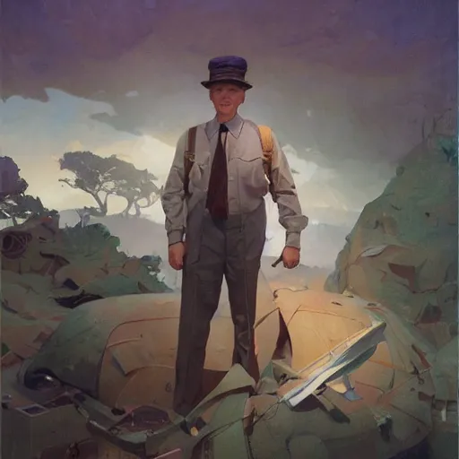 Prompt: sargent and leyendecker and greg hildebrandt, full body portrait of a ham sandwich in the world of andrew wyeth, stephen bliss, fantasy art by greg rutkowski, loish, rhads, ferdinand knab, makoto shinkai, ilya kuvshinov, rossdraws, global illumination, radiant light, detailed and intricate environment outsider art oil on paper