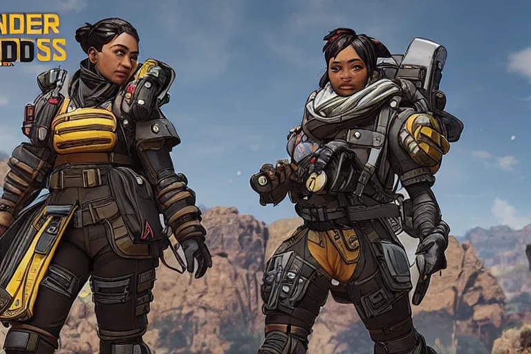 Image similar to pathfinder from apex legends