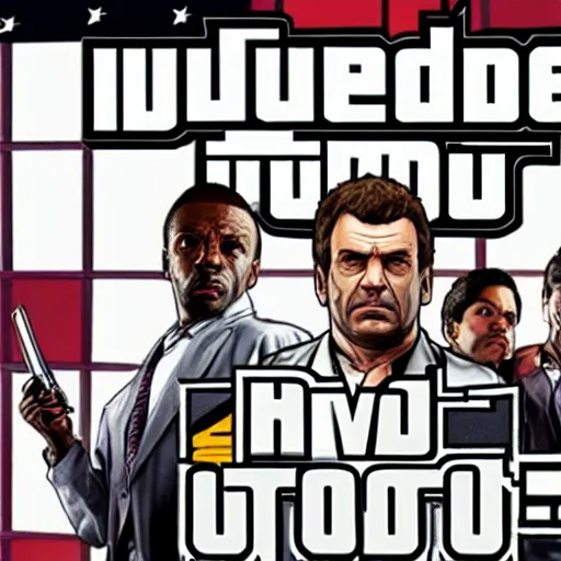 Image similar to House M.D as Grand Theft Auto 5 cover