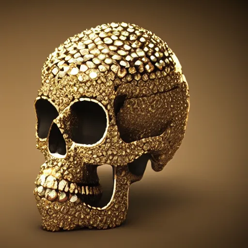 Prompt: skull made of crystal covered with detailed vivid jewels, emitting smoke from the nose and mouth, giving the peace sign, with psychedelic background , unreal engine 5, enreal render, 8k